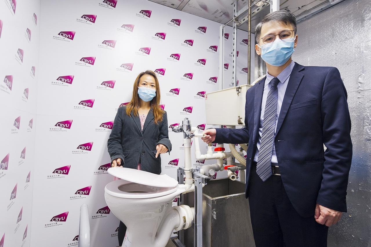 Flushing a toilet can release viral droplets what to know