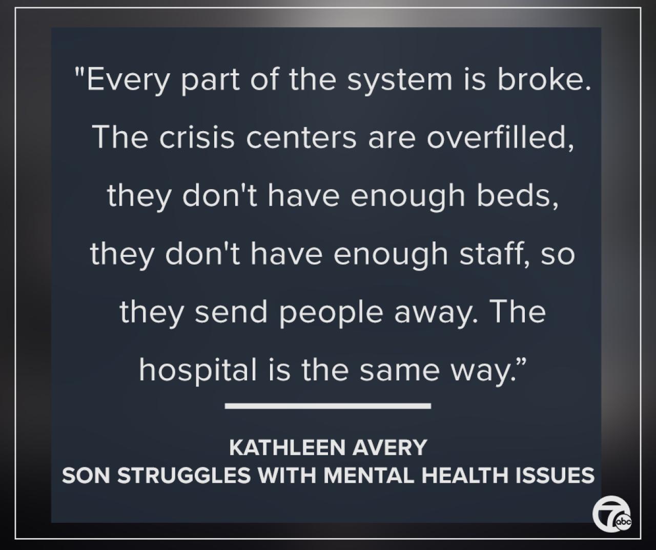 Services lacking for mental health