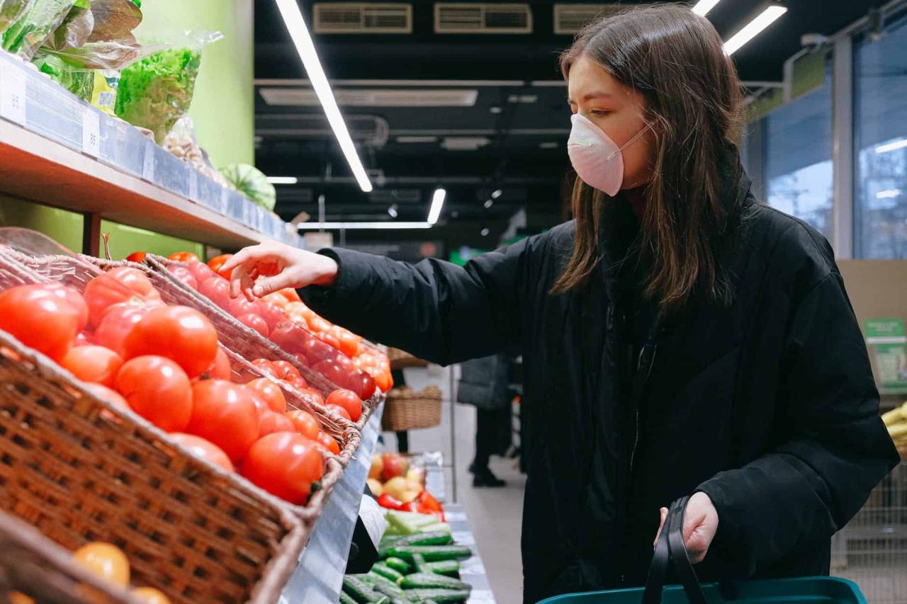Grocery shopping and coronavirus