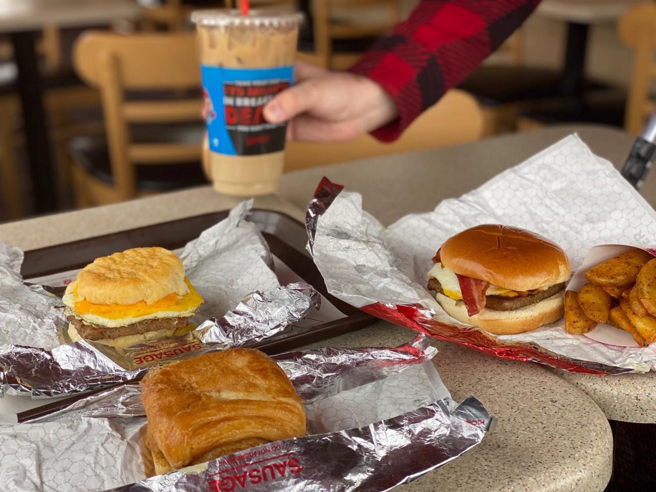 How unhealthy is wendys new breakfast menu