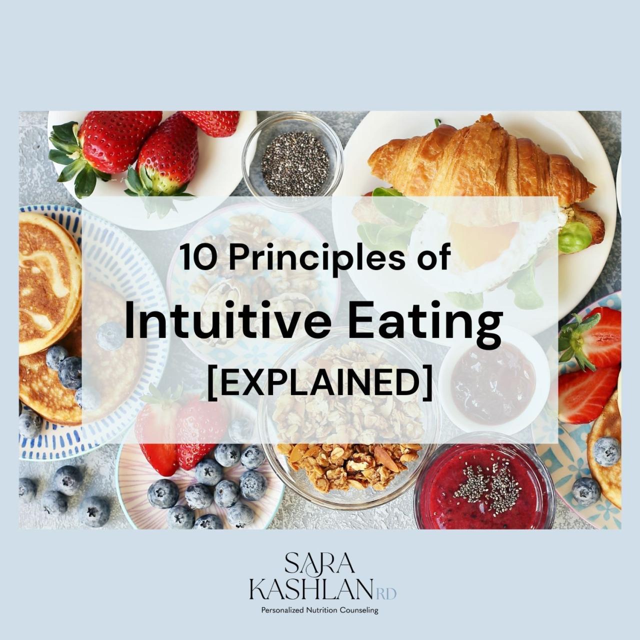 How to start intuitive eating
