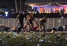 Vegas shooting crime paddock leaked aftermath route ducking mandalay fleeing goers aldean