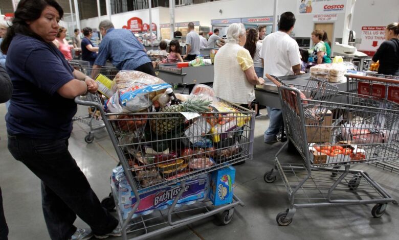 Costco shoppers habits stop