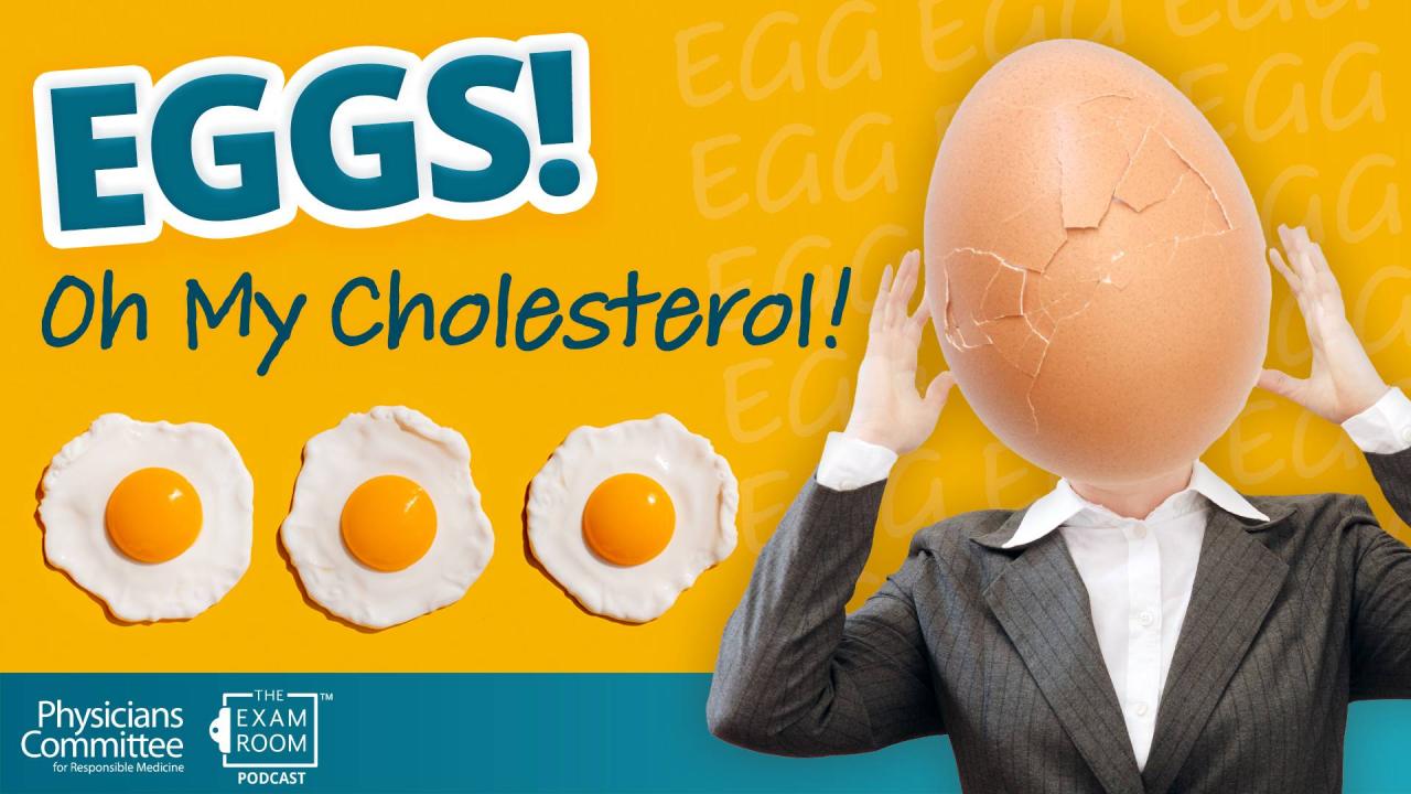 Low cholesterol egg preparation