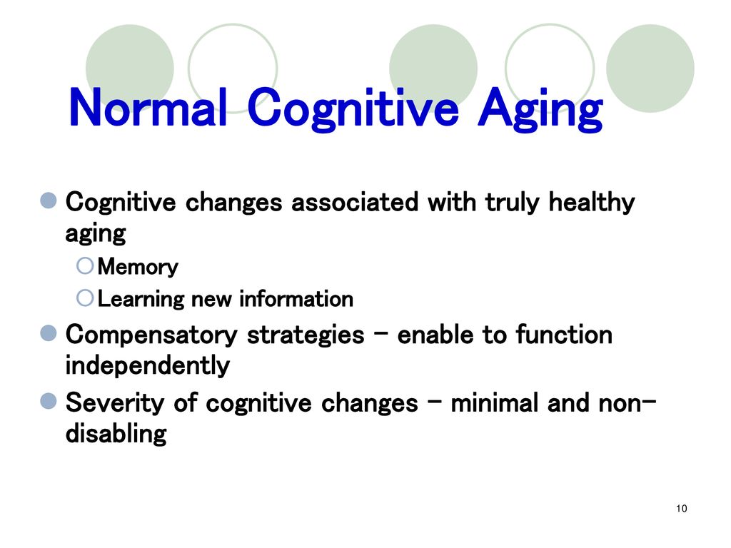 Unit 3 Cognitive Performance over Age - Trends of cognitive function ... Can your cognition in old age be determined at age 8