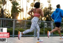 Exercise experts pandemic curve coronavirus explain should during right just rock roll 5k orleans runners humana getty race february 2020