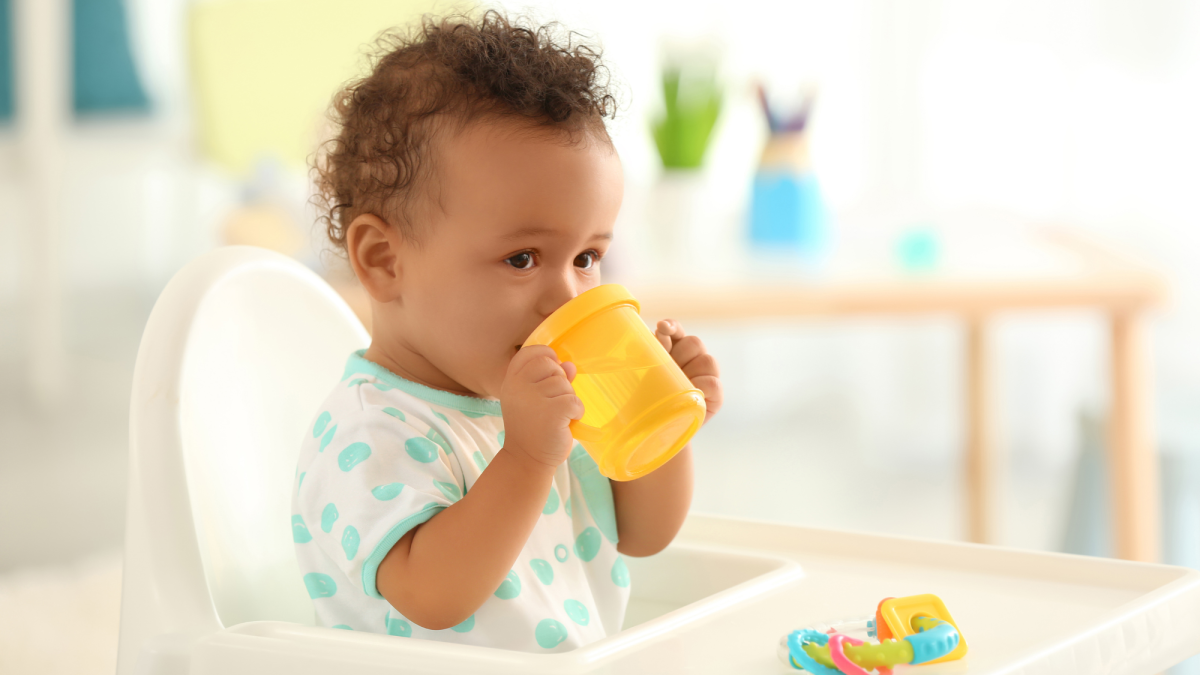 Bottle to sippy cup