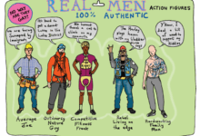 Perry grayson masculinity man says illustration makeover mirror needs artist why cbc masculinities