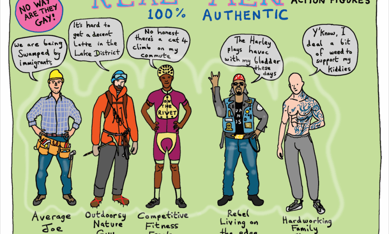 Perry grayson masculinity man says illustration makeover mirror needs artist why cbc masculinities