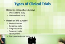 Types clinical trials slideshare