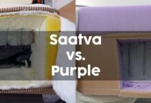 Purple hybrid vs saatva mattress