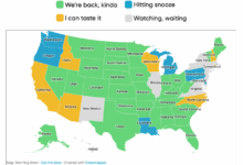 Year states coronavirus louisiana orders manufacturing sink plunges activity low 2020 economy covid us claims katrina hurricane double job
