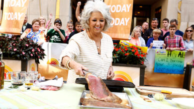Infographic paula deen food plate