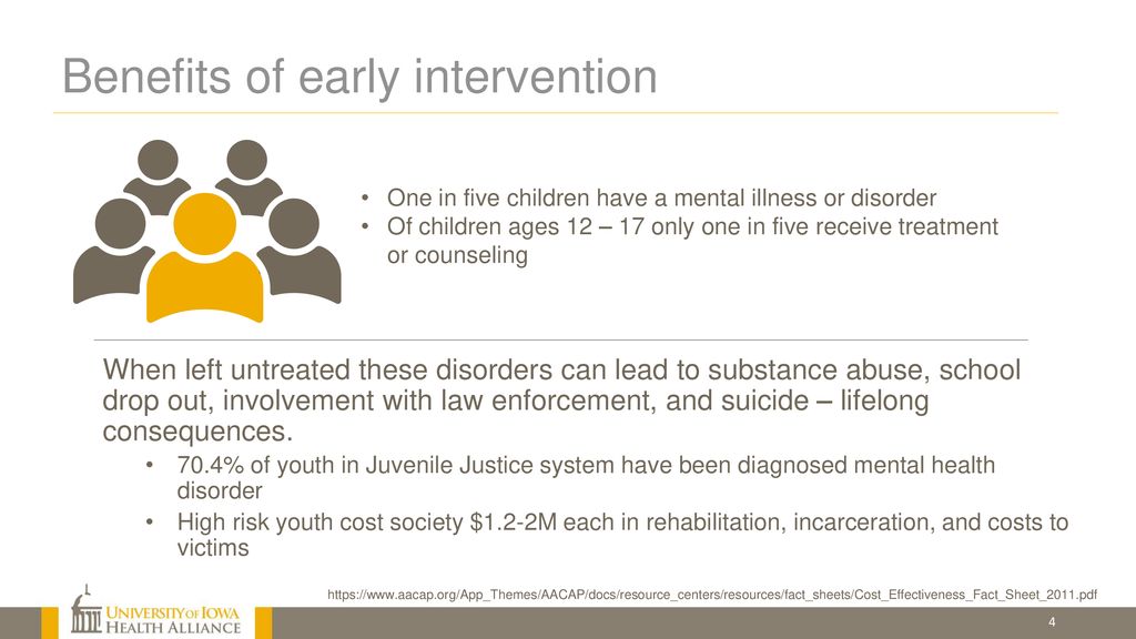 Early intervention important for childrens mental health issues