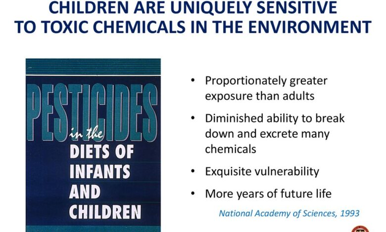 Household chemicals threat lower childs iq