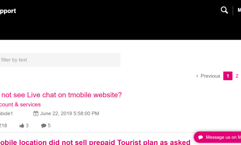 T2d healthline live chats