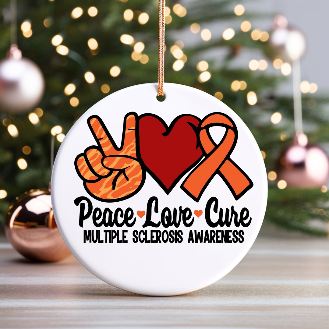 Multiple Sclerosis Ornament MS Ornament MS Awareness Gift - Etsy Multiple sclerosis ms gift guide