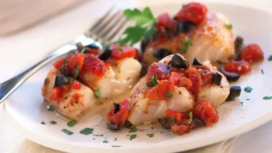 Baked Cod With Tomatoes and Olives – Diabetes Self-Management