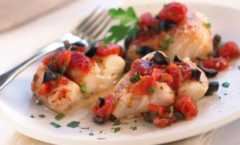 Baked Cod With Tomatoes and Olives – Diabetes Self-Management