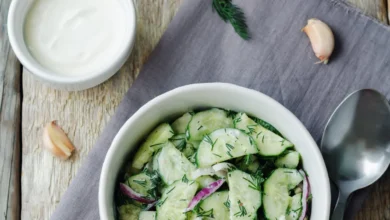 Creamy Cucumber Salad