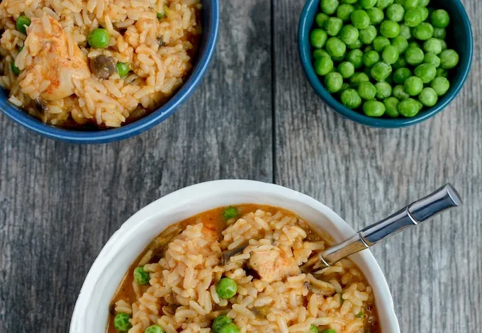 Instant Pot Mushroom Risotto with Chicken