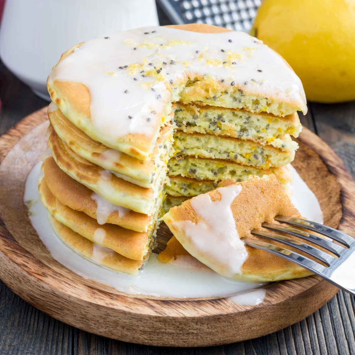 Lemon Chia Seed Pancakes Offer a Zesty and Nutritious Start to the Day